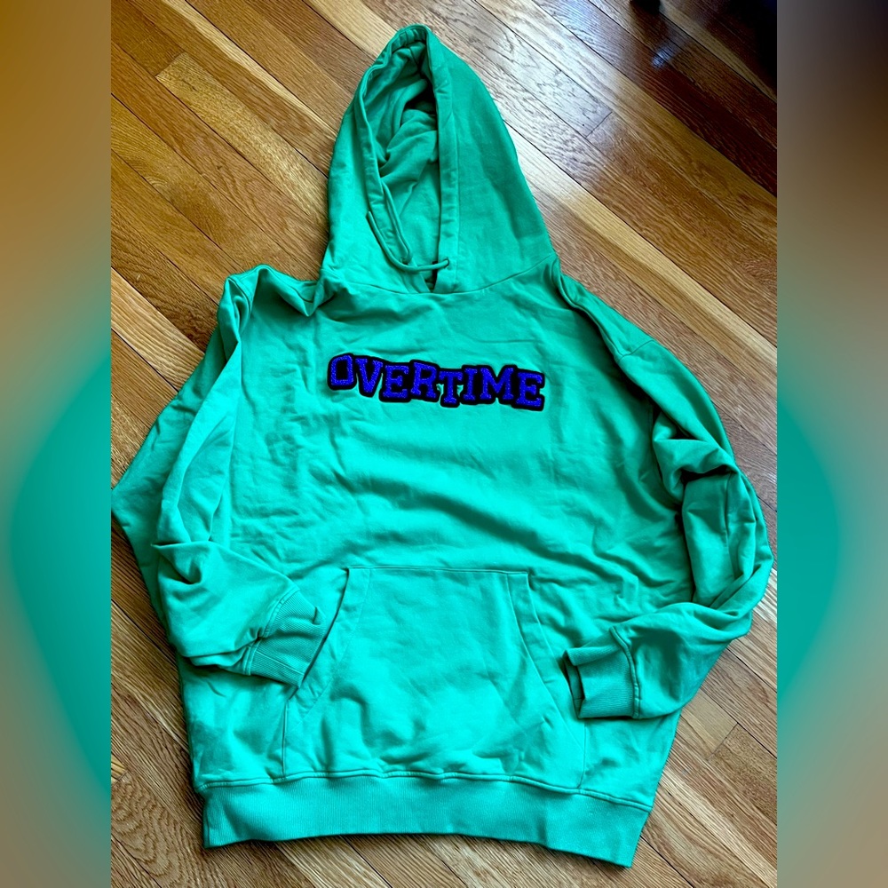 Overtime Hoodie . Green XL